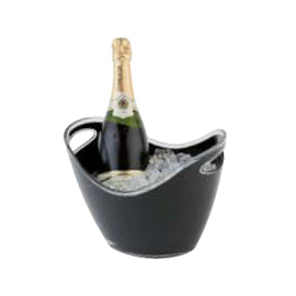 Weink&uuml;hler 3 ltr Kunststoff schwarz  H 210 mm Produktbild