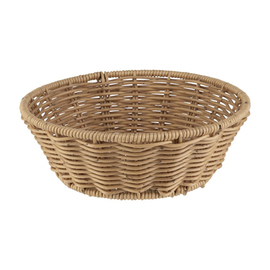 Tischkorb | Brotkorb beige oval Ø 200 mm H 70 mm Produktbild