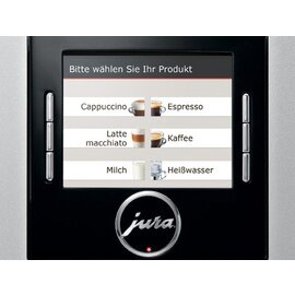 Kaffee-/Espressovollautomat JURA IMPRESSA XJ9 Professional, Farbe: Platin, für bis zu 60 Tassen/Tag Produktbild 2 S