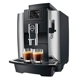 Kaffee-/Espressovollautomat JURA WE8, 3 Liter Wassertank, Farbe: Chrom, für bis zu 30 Tassen / Tag Produktbild