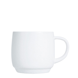 Kaffeetasse 90 ml INTENSITY WHITE Baril Hartglas stapelbar Produktbild
