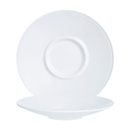 Untertasse INTENSITY WHITE | Hartglas Ø 120 mm passend für Obertasse 90 ml Produktbild