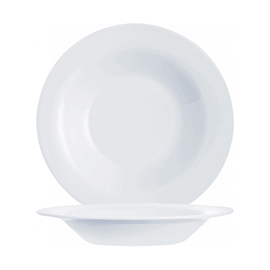 Teller tief Ø 219 mm INTENSITY WHITE Hartglas weiß Produktbild