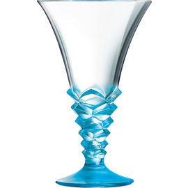 Eisbecher PALMIER COLOR STUDIO 370 ml Glas blau mit Relief  Ø 120 mm  H 201 mm Produktbild
