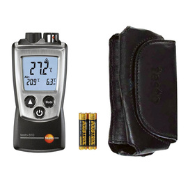 Infrarot-Thermometer testo 810 Temp-MG | -30°C bis +300°C inkl. Schutzkappe | Kalibrier-Protokoll | Gürteltasche | Batterien Produktbild