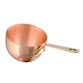 Zabaglione-Kelle 1,4 ltr Kupfer 1,2 mm  Ø 160 mm  | vernieteter Bronzestiel Produktbild