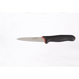 Küchenmesser PRIME LINE CHEF mittelspitz glatter Schliff  | kurze Griffnase | schwarz | Klingenlänge 13 cm Produktbild