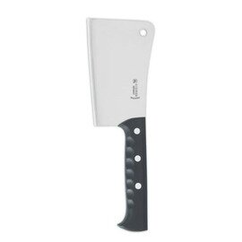 Hackmesser gerade Klinge glatter Schliff | schwarz | Klingenlänge 18 cm  L 38 cm Produktbild