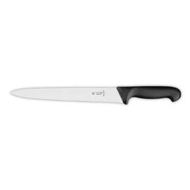 Wurstmesser gerade Klinge glatter Schliff | schwarz | Klingenlänge 21 cm  L 42 cm Produktbild