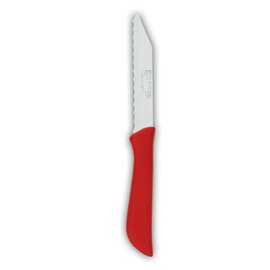 Brötchenmesser gerade Klinge Wellenschliff | blau | Klingenlänge 8 cm  L 18 cm Produktbild