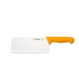 Chinesisches Hackmesser | Grifffarbe gelb | Klingenlänge 19 cm Produktbild