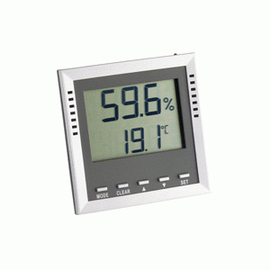 Temperatur-Feuchtemessgerät
mit Tau­punkt­an­zeige und Alarm-LED TA 100 digital | -40°C bis +70°C | 0 %rF bis 99 %rF  L 105 mm Produktbild