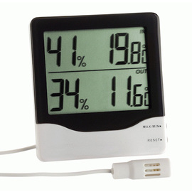 Thermo-Hygrometer mit externem Sensor | -10°C bis +60°C | 1	0 - 99%rf Produktbild