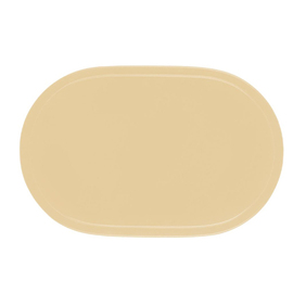Tischset Vinyl beige oval | 455 mm x 290 mm Produktbild