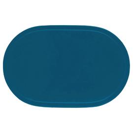 Tischset Vinyl dunkelblau oval | 455 mm x 290 mm Produktbild