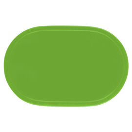 Tischset Vinyl grün oval | 455 mm x 290 mm Produktbild