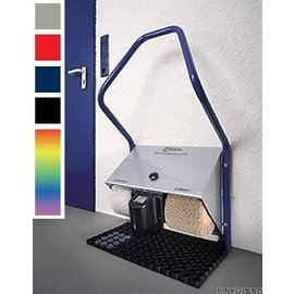 Schuhputzmaschine Politec Solar blau silber-metallic  | Fußsensor Produktbild 0 L