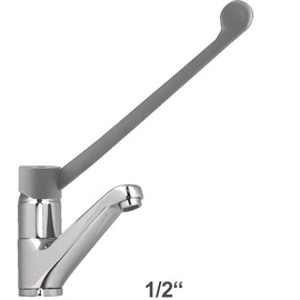 Waschtischbatterie | Standarmatur xena | langer Hebel Ausladung 130 mm Produktbild