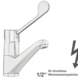 Waschtischbatterie Lena | für drucklose Speicher Produktbild