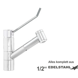 Spültischbatterie xina Standarmatur | Hebel gebogen Produktbild