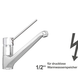 Spültischbatterie zena | für drucklose Speicher Ausladung 250 mm Produktbild
