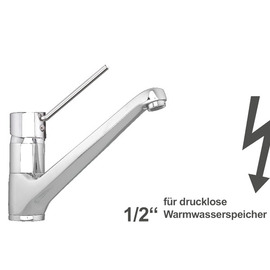 Spültischbatterie zena | für drucklose Speicher | Hebel gerade Ausladung 250 mm Produktbild