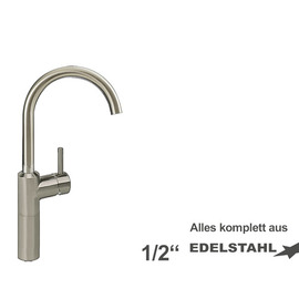 Säulenbatterie lexur 1/2" | Hebelmischer Ausladung 220 mm Produktbild