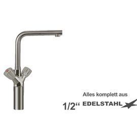 Säulenbatterie CLASSIC 3/4" | Zweigriffmischer Ausladung 220 mm Produktbild