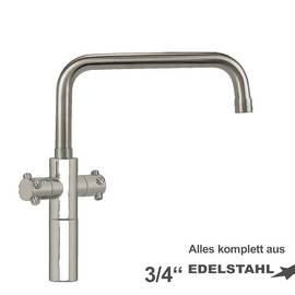 Säulenbatterie ximox 3/4" | Zweigriffmischer Ausladung 300 mm Produktbild