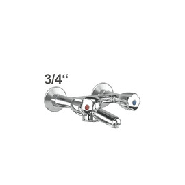 Wandbatterie meyo 3/4" Ausladung 100 mm schwenkbarer Auslauf unten Produktbild