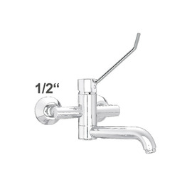 Wandbatterie zaya 1/2" Ausladung 250 mm | Hebel rund gebogen Produktbild