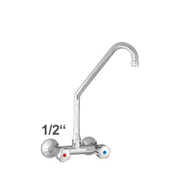 Wandbatterie profi 1/2" Ausladung 250 mm hoher C-Auslauf schräg Produktbild