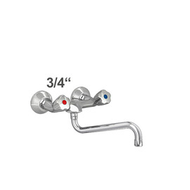 Wandbatterie maxos 3/4" Ausladung 300 mm | Pentachrom-Metallgriff Produktbild