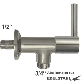 Wandventil 1/2" clamix Ventilabgang 3/4" | 1-Flügelgriff Produktbild