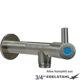 Wandventil 3/4" clamix Ventilabgang 3/4" | Wandverlängerung L 80 mm | 1-Flügelgriff Produktbild