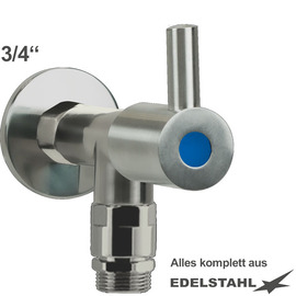 Wandventil 3/4" clamix Ventilabgang 3/4" | mit Rohrbelüfter | 1-Flügelgriff Produktbild