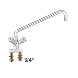 Zweiloch-Blockbatterie Zweigriffmischer Zweiloch | Auslaufhöhe 290 mm Ausladung 450 mm Produktbild
