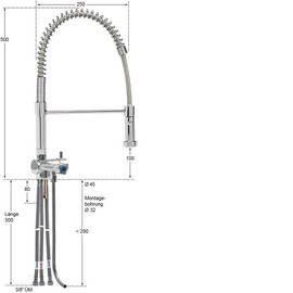 Thekenarmatur fresh 1/2" | für drucklose Warmwasserspeicher Produktbild 1 S