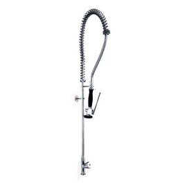 Geschirrspülbrausegarnitur 1/2" Auslaufhöhe 180 mm  H 1250 mm Ausladung 400 mm (Brause) Produktbild
