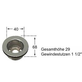 Kunststoffwanne mit U-Rand, lebensmittelecht, 150 Liter, LxBxH 820x635x375  mm, weiß kaufen bei