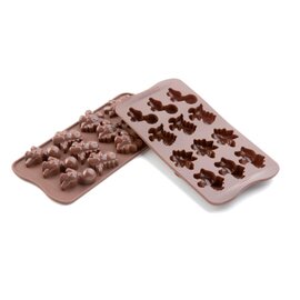 Schokoladen-Form  • Dinosaurier | 12 Mulden | Muldenmaß 40 x 33 x H 16 mm  L 210 mm  B 105 mm Produktbild
