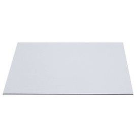 Tortenuntersetzer Pappe silber quadratisch 220 mm  x 220 mm  H 25 mm Produktbild