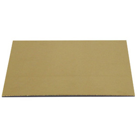 Tortenuntersetzer Pappe goldfarben quadratisch 140 mm  x 140 mm  H 25 mm Produktbild