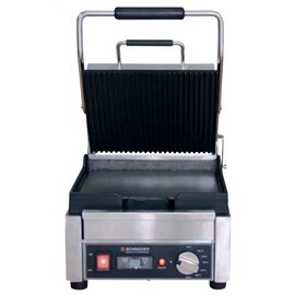 Kontaktgrill klein | 230 Volt | Gusseisen • glatt • gerillt Produktbild