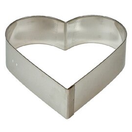 Tortenring Aluminium nahtgeschweißt Herz Ø 160 mm  H 50 mm Produktbild