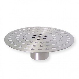 Auskühlplatte Edelstahl Ø 320 mm  H 50 mm | passend für Pizza | Flammkuchen Produktbild