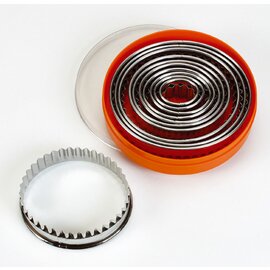 Ausstechersatz 12-teilig  • oval  | Edelstahl  H 30 mm Produktbild