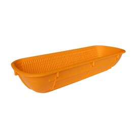 Brotform Kunststoff orange rechteckig Brotgewicht 1000 g  L 350 mm  B 215 Produktbild
