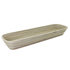 Brotform | Gärkorb Holz Peddigrohr rechteckig Brotgewicht 5000 g  L 600 mm  B 160 mm Produktbild