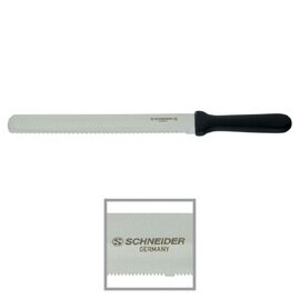Bäckermesser gerade Klinge Sägeschliff | schwarz | Klingenlänge 31 cm Produktbild